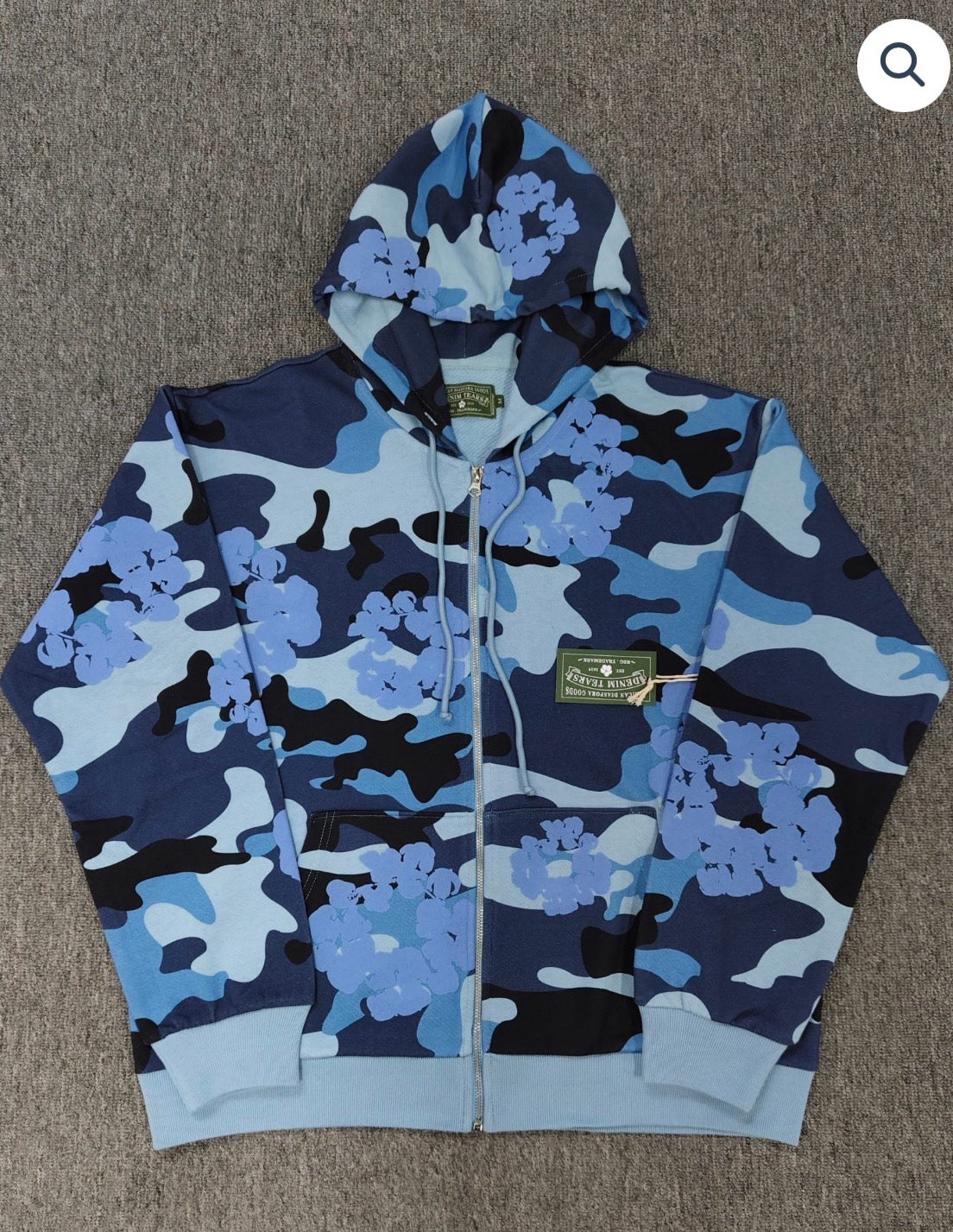 Bape X Denim tears Zip Up