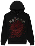 Sp5der Rhinestone OG Web V2 Hoodie
